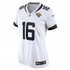 Nainen Jacksonville Jaguars NFL Pelipaita Trevor Lawrence 16 Nike Valkoinen 2021 NFL Draft